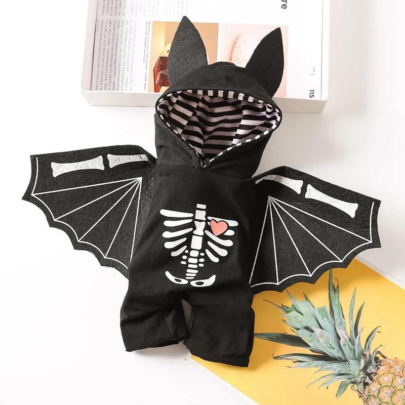 Dog Bat Clothing Halloween Pet Costumes Bat for Medium Small Large Dogs