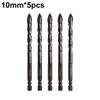 Eccentric Triangle Shape Drill Bits 5pcs Suitable for Multiple Materials