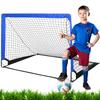 Портативные футбольные ворота для детей и молодежи Складные футбольные ворота Pop-up футбольная сетка с сумкой для переноски для тренировок на заднем дворе