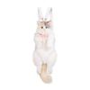 New Super Realistic Three Flower Cat Backpack Pure Handmade Cute Cat Plush Doll Shopping Bag Travel Storage Makeup Bag Gift