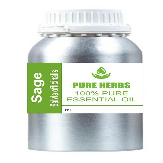 Pure Herbs Sage (Salvia officinalis L.)Essential Oil