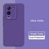 Angel Eyes Square Liquid Silicone Back Cover для VIVO V25 Pro 5G Global Phone Case VIVOV25Pro VIVOV25 V25Pro Soft Shield Armor