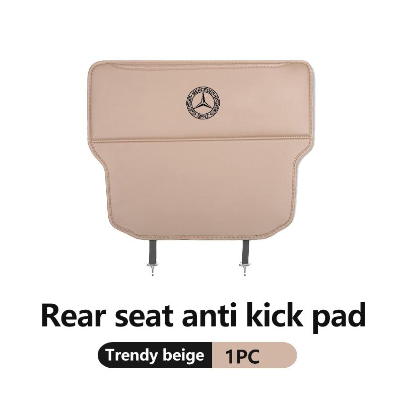 AABHZ1 Leather Car Seat Back Protection Anti-Kick Pad Seat Storage Bag Auto Accessories For Benz AMG CLA CLS C180 C200 W204 W205