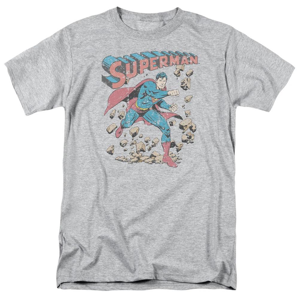 Superman "Mad At Rocks" T-Shirt - Regular or Tank - to 5X