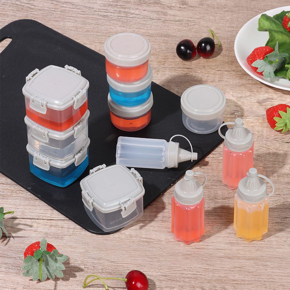 Kitchen Tools Mini Spices Jar Bento Seasoning Boxes Squeeze Sauce Bottle Barbecue Accessories