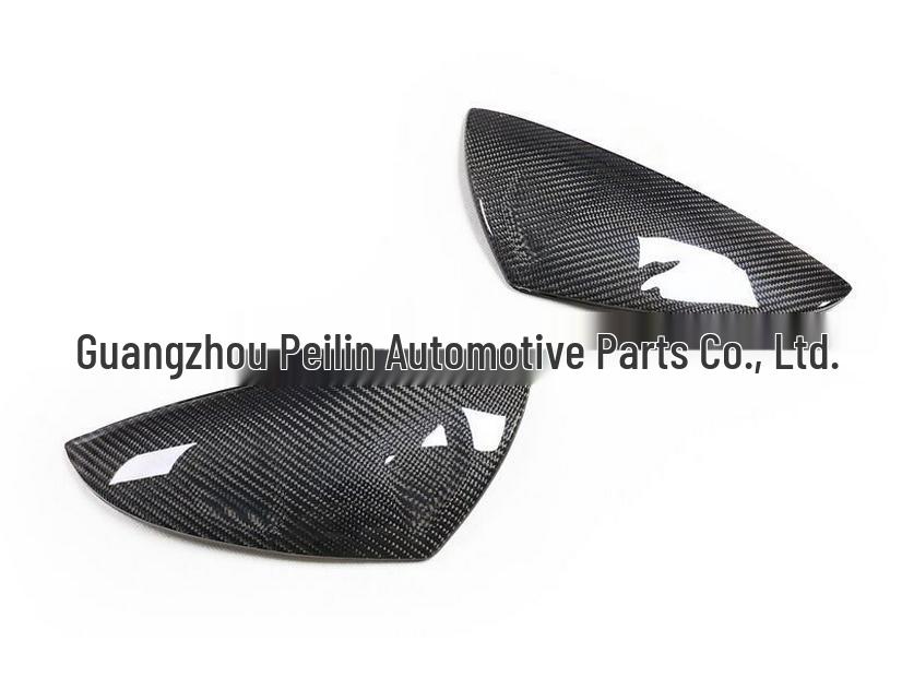 Real Carbon Fiber Horn-Type Rearview Mirror Cover for Modified Lexus ES, IS, LC, LS