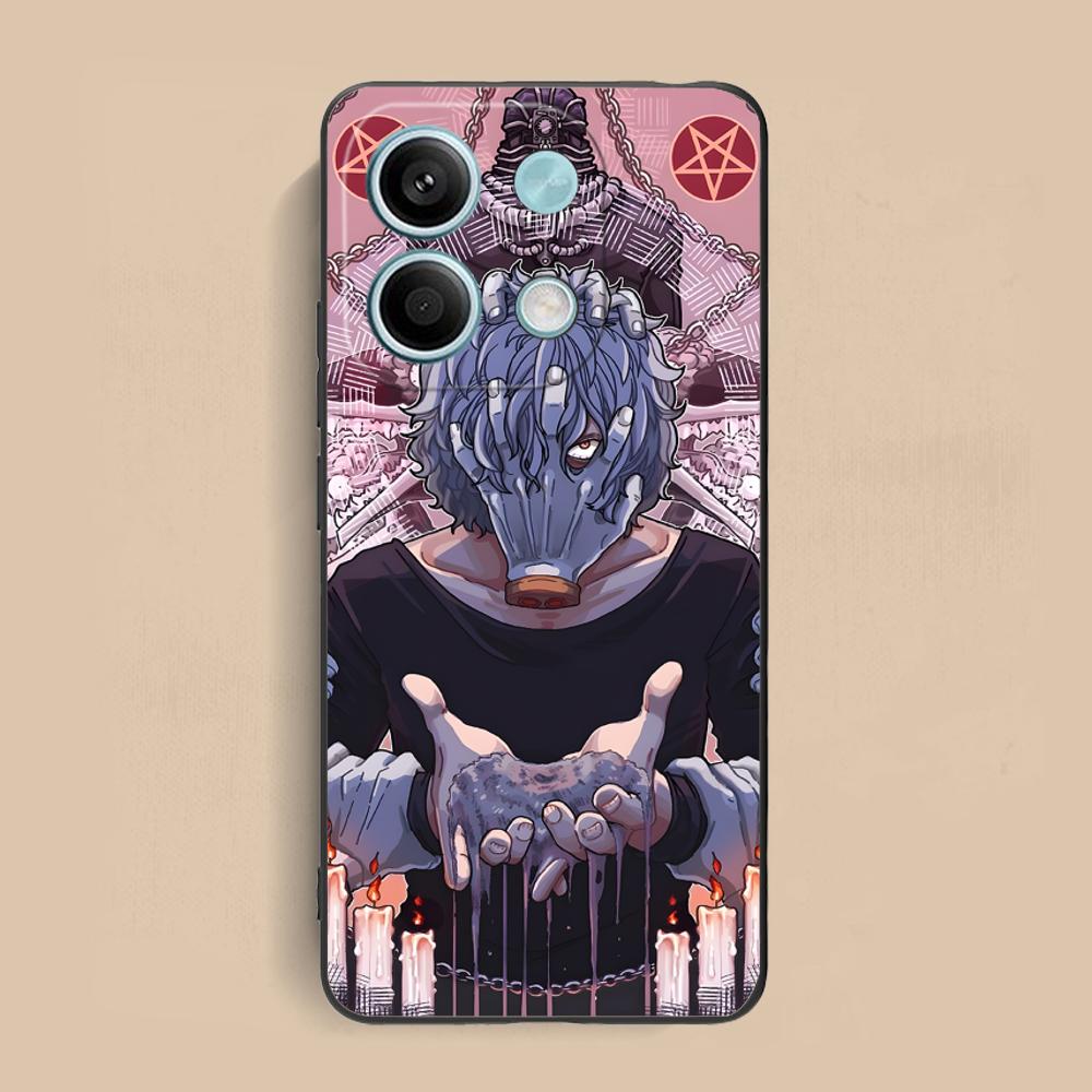 Hero Academia Tomura Shigaraki Phone Case for Xiaomi Redmi Note 14 13 12 11 A5 3 2 1 Pro Plus 4G 5G Colour Protective Cellphones