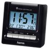Réveil radiopiloté - hama - rc200 - noir - horloge intégrée - tuner radio - radio-réveil