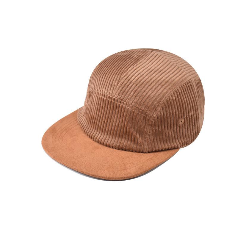 Vintage Corduroy Baseball Cap With Curved Brim For Men And Women In Summer Style