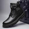 Fashion Ankle Boots For Men Black Street Style Boots Men Trend Korean British Style Boots Men Outdoor Casual Shoes Sneakers Men