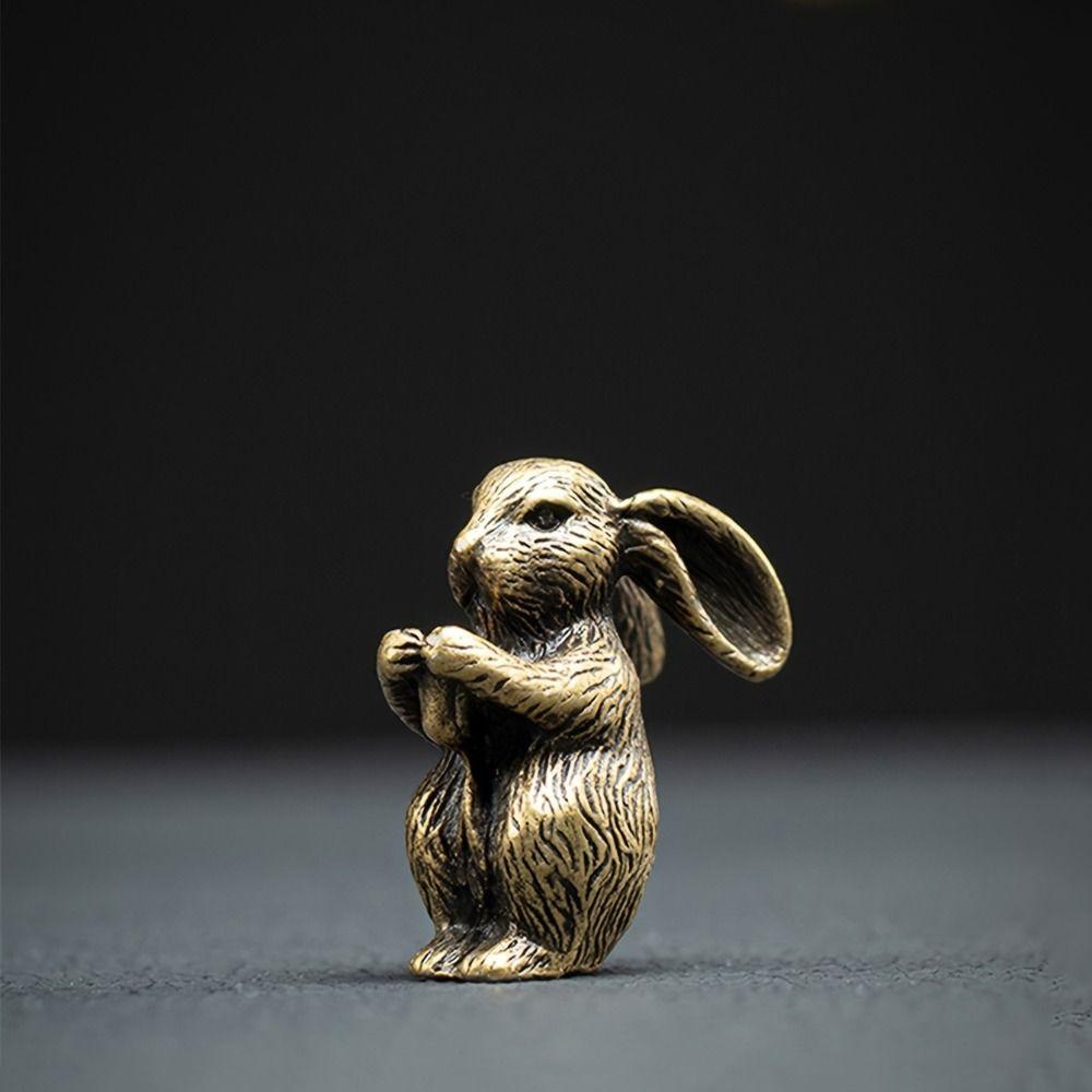 Изысканная статуя кролика, курильница для благовоний, мини-аромагарнира, держатель для палочек-благовоний в виде кролика для помещений