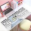 Funny Sci Fi Cartoon Ffuturama Mouse Pad Large Thick Desk Pad Stitched Edges Gaming Mouse Mat For Pc