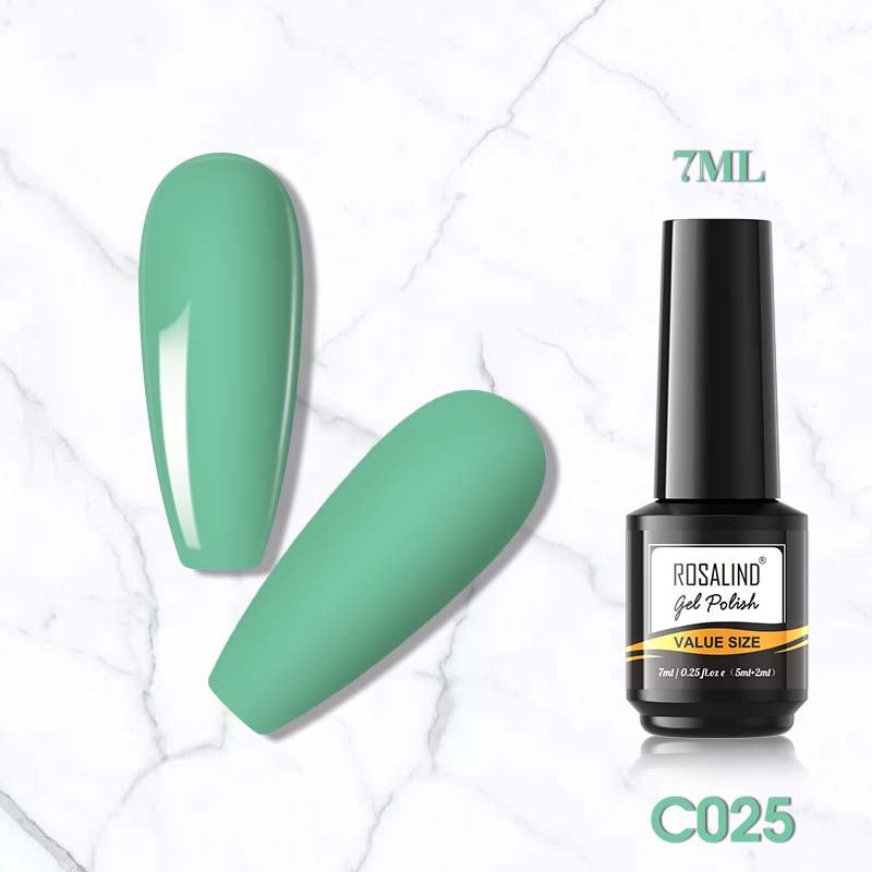 ROSALIND 7ml 59 Colors Manicure Semi Permanent Glitter Gel Nail Polish Long Lasting Top Base Gel UV LED Varnishe Fashion Nail Art