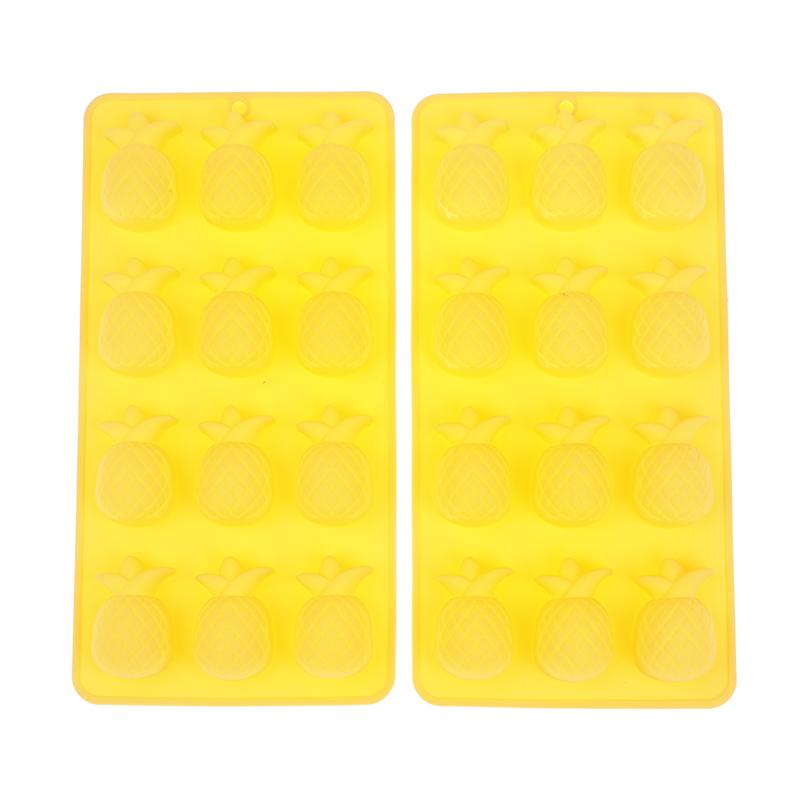 Силиконовая форма в виде ананаса на 12 отверстий, устройство для изготовления кубиков льда своими руками, форма для льда, формы для выпечки шоколадного торта, печенья, мусса, кексов, свечей, мыла