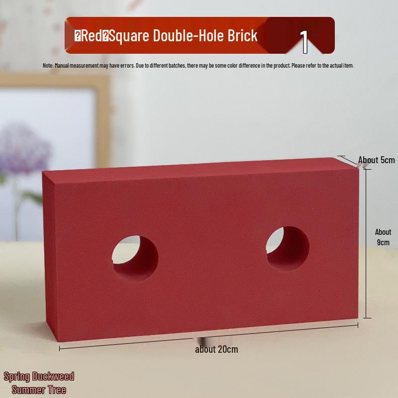 Kindergarten EVA Foam Building Blocks for Kids - Red Brick Set