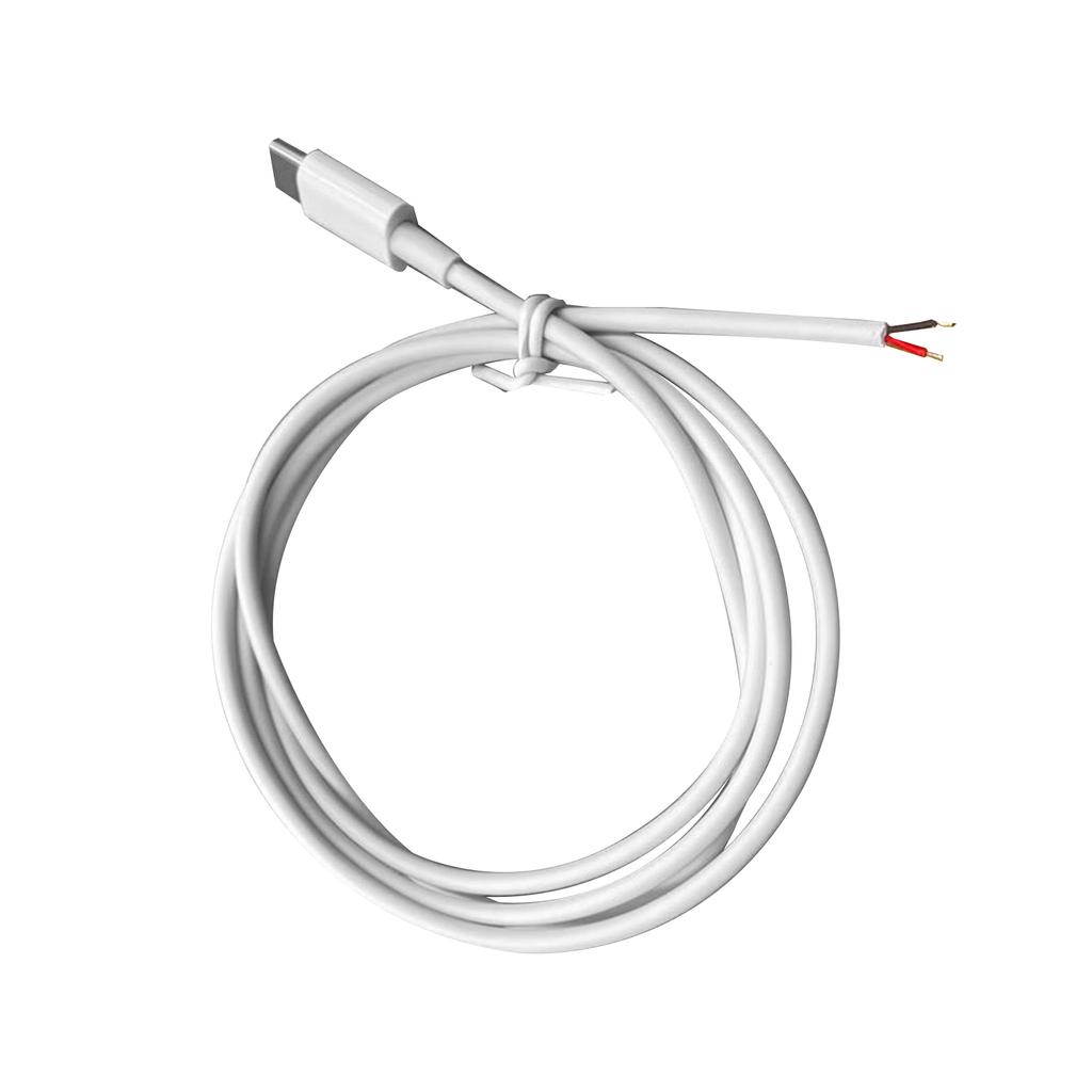 USB C Pigtail 2-жильный кабель USB Type C Male to 2Pin Wire Y Pigtail Cable 5V 2A USB C кабель питания для светодиодных маршрутизаторов