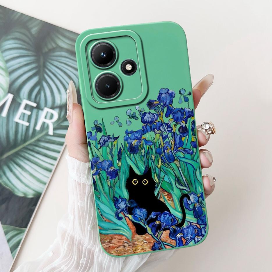 Чехол для Infinix Hot 30i X669 X669C, новый модный окрашенный задний чехол, мягкий силиконовый чехол для Infinix Hot 30 Play NFC Hot30 5G, корпус