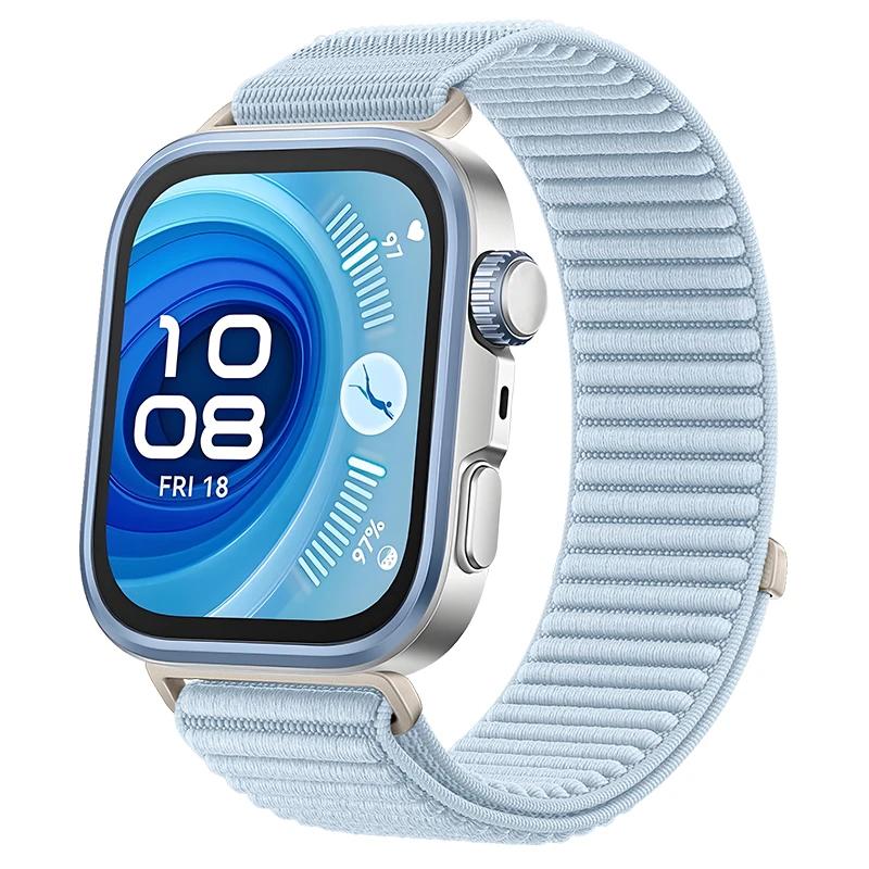 Нейлоновый плетеный ремешок-петля для Huawei Watch Fit 4 3 Официальный удобный браслет-ремень для Huawei Watch Fit 4 Pro Ремешок для часов Correa