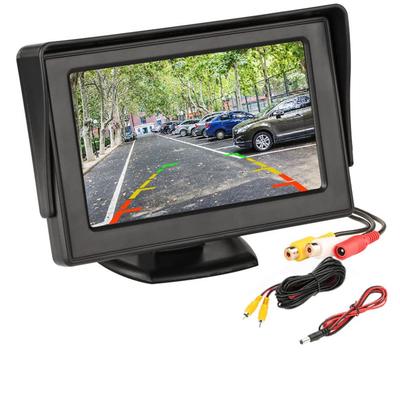 HD Мини-монитор 4,3 дюйма Цифровой TFT LCD 800 * 480 Встроенный в приборную панель Видео для парковки
