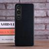 Case for Sony Xperia 1 V 10 V 5 V Coque Luxury Textile Leather Skin Soft Hard Phone Cover Funda for Sony Xperia 1 V Case Capa