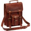 Vintage Genuine Leather iPad/Tablet/Tab/Kindle Satchel Cross Body Shoulder Messenger Bag