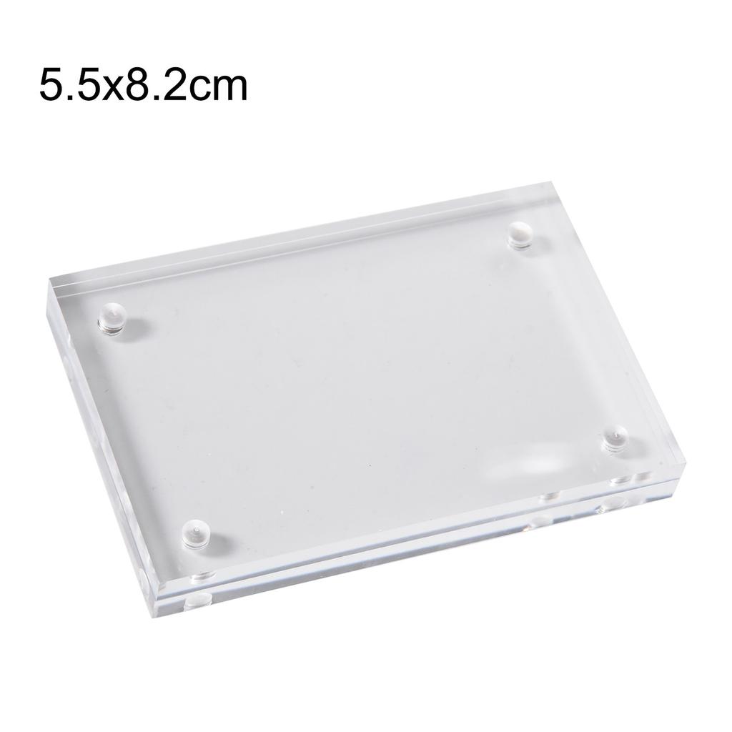 Transparent Acrylic Photo Frame Magnetic Poster Display Stand