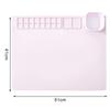 Artist Silicone Craft Mat with Collapsible Cup Non-Stick Surface Easy Maintenance Portable DIY Folding Painting Mat Silicone Pad