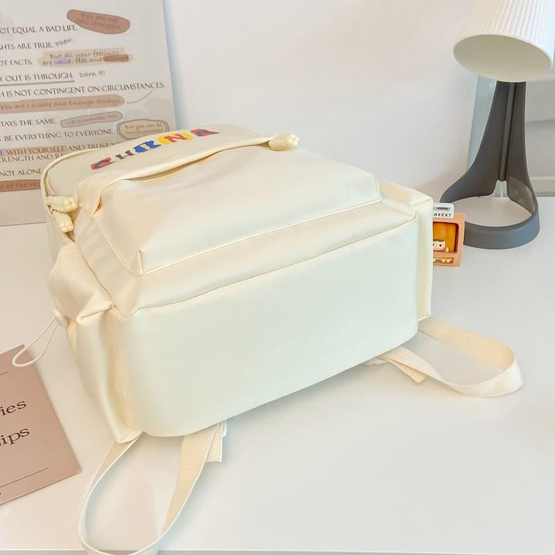 Школьный рюкзак для учащихся младших классов средней школы с буквенным принтом, легкий женский рюкзак