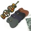 PU Leather Guitar Picks Holder Case Can Hold 18 Pieces Guitar Plectrums Bag  Universal