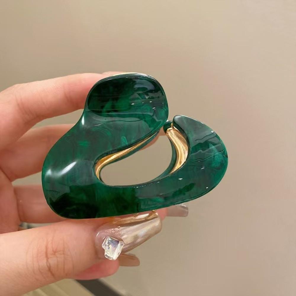 Elegant Geometric Hair Claw Acetic Acid Hair Clip New Shark Clip Hair Accessories