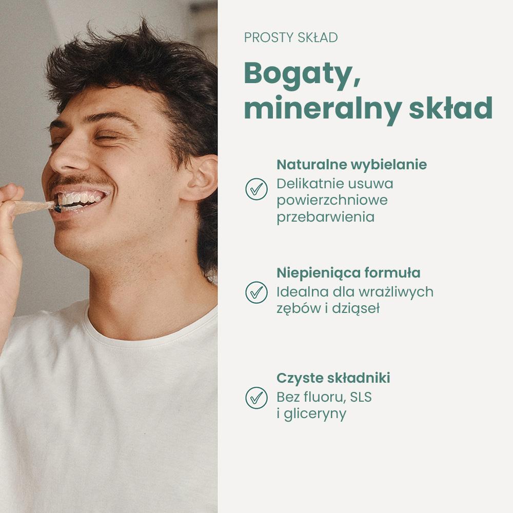 Mineralny Proszek Do Mycia Zębów Miętowy Spearmint 60 Ml Georganics