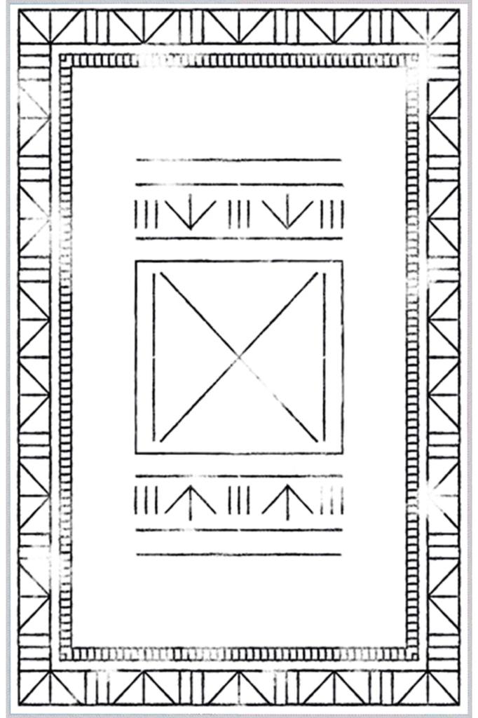 Rovigo Home Моющийся ковер с принтом RVG1369-HY-1376