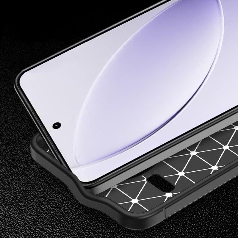 Чехол-крышка для Poco F7 Pro Чехол-бампер Poco F7 Pro Роскошный Бизнес Мягкий Углеродное Волокно Защитный Чехол для Телефона Poco F7 Pro