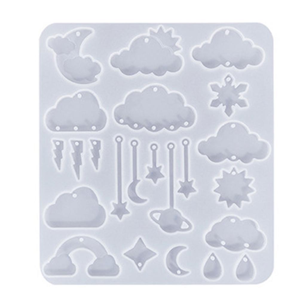 Кристальная смола силиконовая форма геометрическая в форме грибовидного облака подвеска формы для серег листинг украшение изготовление шарм DIY