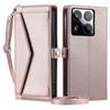 For Xiaomi 15 Pro Leather Case Wallet Stand Phone Cover with Straps