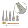 Wire Wrapping Mandrel,Wire Looping Tool Portable Accessories,4 Shapes Quilling Border for Jewelry