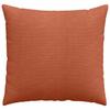 Sofa Cushions 2 Pieces Red Orange 50 x 50 cm Cord Fabric