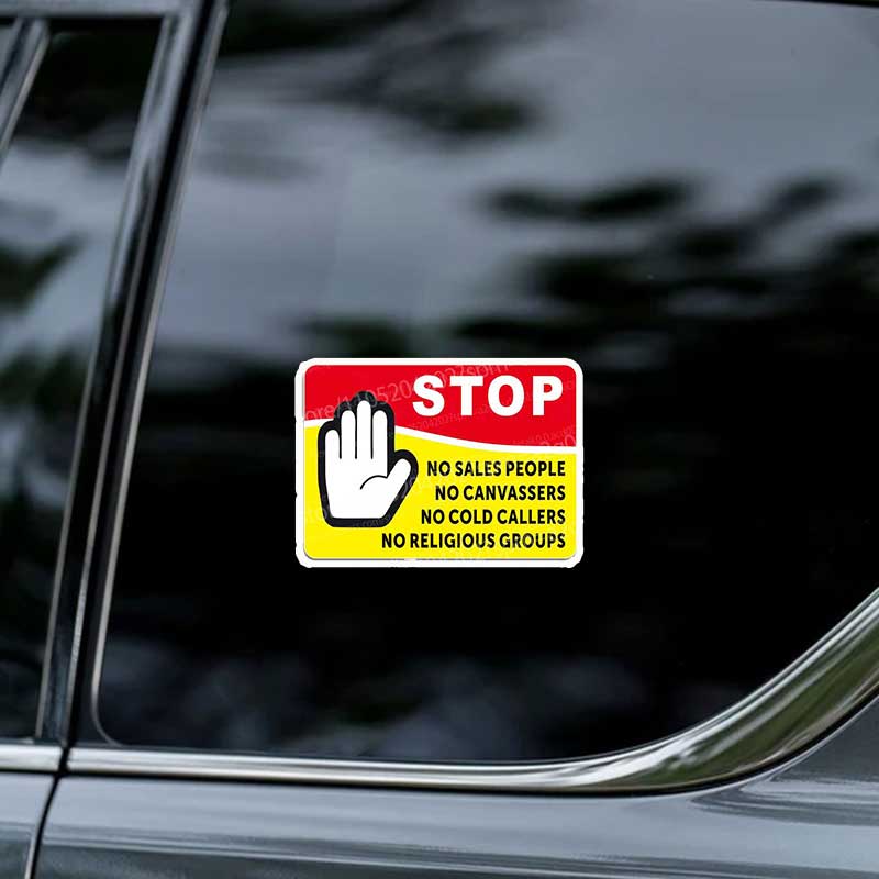 Refuse to Disturb Advertising PVC Label Stickers Do Not Disturb Prohibit Flyer Notices Home Office Privacy Protection Q57