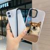 Прозрачный чехол для телефона с милой собакой 3 в 1 для iPhone 14 Pro Max, чехол для iPhone 13 15 12 11 Pro Max XR XS 7 8 Plus SE, мягкий чехол с рисунком кота