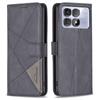 For Xiaomi Redmi K70 Ultra Phone Cases Wallet Stand Geometry Imprint Leather Cover