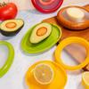 1/4pcs Kitchen Storage Box Fruit Vegetable Container Fresh Box Avocado Tomato Lemon Onion Fresh-Keeping Crisper Kitchen Gadget
