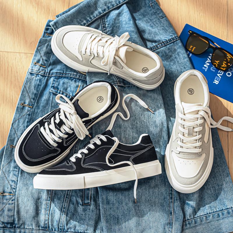 Новые мужские дышащие туфли с низким верхом из зонтичной ткани, нишевая спортивная и повседневная обувь для скейтборда, мужской тренд AFT-02