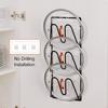 1/2 Pcs Pot Lid Holder Wall-mounted No Drilling Quick Drainage Waterproof Strong Stickiness Anti-slip Cutting Board Organizer Kitchen Wall Pot Lid