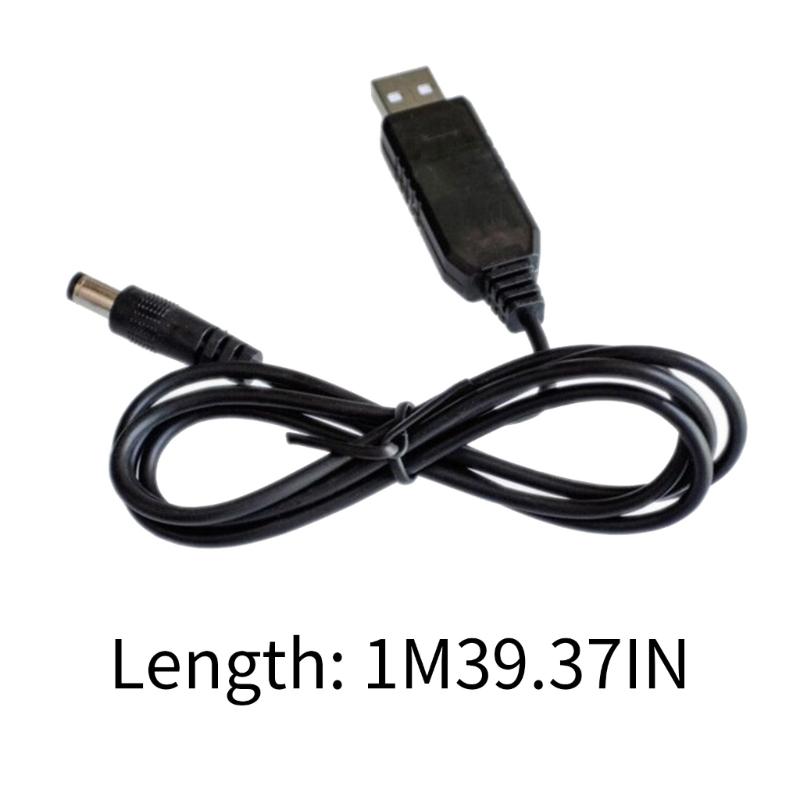 Функциональный повышающий преобразователь USB на DC5521 Кабель питания 5 В на 9 В/12 В для DIY-проектов Сетевых устройств