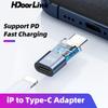 HdoorLink USB-C Male To Lightning Female Adapter PD30W Fast Charging Data Transfer for Iphone 15/15 Plus/15 Pro/15 Pro Max iPad Air