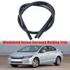 Black Rubber Car Front Upper Windshield Reveal Surround Molding Trim for Honda Civic 2006 2007 2008 2009 2010 2011 73150-SNA-003