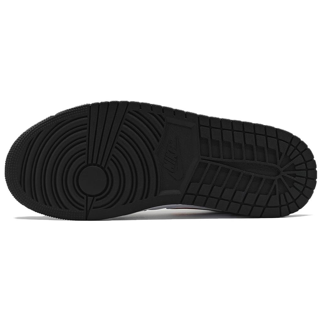 Jordan Air Jordan 1 Abrasion Resistant Abrasion Resistant Low top Vintage Basketball Shoes Unisex Purple Black 553558-081(Team1020-)