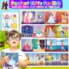 Dress Up Princess Girl Toy Sticker Book Baby Early Education Puzzle Focus Training Diy Quiet Book
