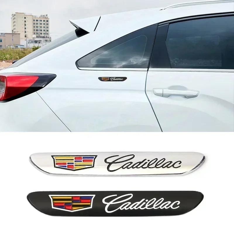 2pcs for Cadillac front fender side badge CT5 ATSL XTS CT6 XT4 xt5 CT4 Escalade upgrade V logo badge rear bumper sticker