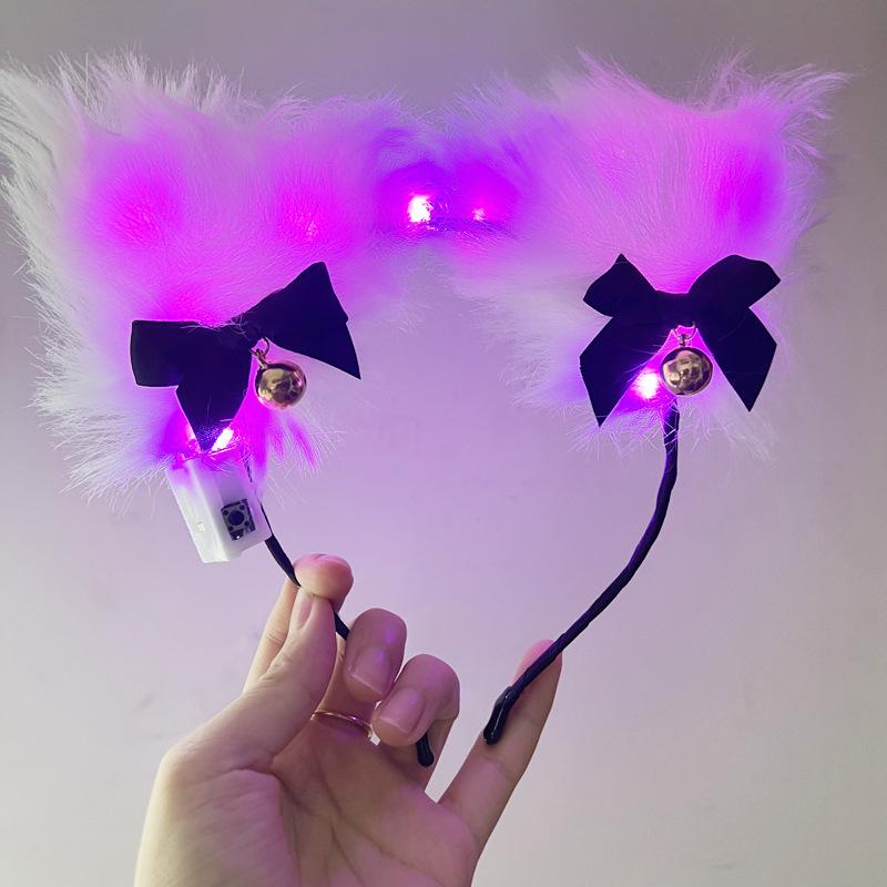 1 шт. Женская Девушка Светодиодная Гавайская Лей Повязка на Голову Светящаяся Подсветка Подружки Невесты Свадебный Цветочный Венок Венок День Рождения Свадебная Вечеринка